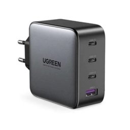 Incarcator retea Ugreen, "CD226" Quick Charge 4, 100W GaN, 3 x USB Type-C 5V/3A, 1 x USB, negru