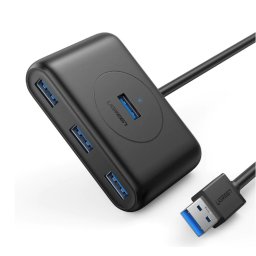 HUB extern Ugreen, "CR113" porturi USB: USB 3.0 x 4, conectare prin USB 3.0, lungime 1 m, negru, "20291