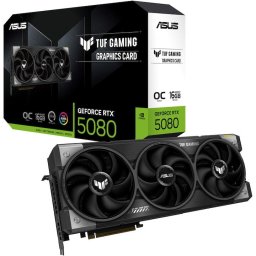 Placa video ASUS TUF Gaming GeForce RTX™ 5080 OC Edition, 16GB, GDDR7, 256-bit