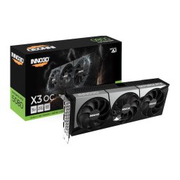 Placa video gaming, Inno3D GeForce RTX 5080 x 3 OC, NVIDIA 16 GB, GDDR7, 256-bit ,DLSS 4.0