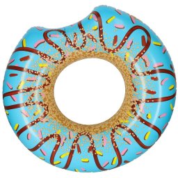 Colac de inot, Luka, model Donut, 107cm, pentru copii 12+, Albastru