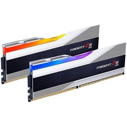 Memorie G.SKILL DIMM Trident Z5 RGB, Capacitate 32GB DDR5-6400 (kit 2x16 GB), CL 32, Argintiu