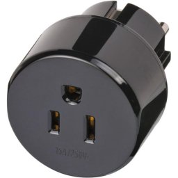 Adaptor pentru priza Brennenstuhl, compatibilitate echipamente SUA, Japonia la prize europene, 15A, 250V