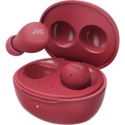 Casti audio In-Ear JVC HA-A6T-R-U Gummy Mini, Bluetooth, True Wireless, Rosu