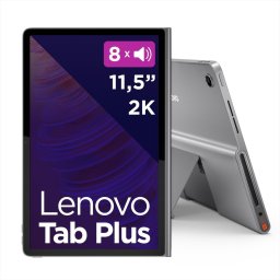 Tableta Lenovo Tab Plus, Procesor MediaTek Helio G99, Ecran 2K 11.5", 8GB RAM, 128GB Flash, 8MP, Wi-Fi, Bluetooth, GPS, Android, Gri
