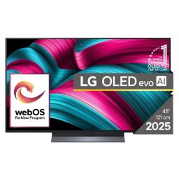 Televizor OLED LG 122 cm OLED48C51LA, Ultra HD 4K, Smart TV, WiFi, CI+, Negru