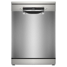 Masina de spalat vase independenta Bosch Serie 4 SMS4HVI21E, 60cm, 2400W, Clasa C, 14 seturi, 6 programe, Argintiu