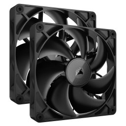 Ventilator Corsair iCUE LINK RX140, 140mm PWM, Twin Pack, Negru