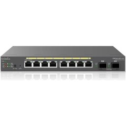 Switch ENGenius Gigabit EWS2910FP-FIT, 8 porturi Gigabit Ethernet PoE, 2 porturi SFP, Management
