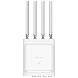 Access point TP-LINK Omada EAP668-Outdoor HD, Dual-Band, WiFi 6, 2.4 GHz: 1148 Mbps, 5 GHz: 2402 Mbps, PoE, Alb