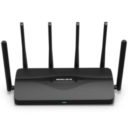 Router Wireless Mercusys MR47BE, BE9300, Tri-Band, Wi-Fi 7, MLO, 4 porturi 2.5Gbps, compatibil EasyMesh