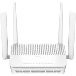 Router wireless CUDY Gigabit WR3000S, AX3000, Dual-Band, WiFi 6, 2.4 GHz - 574 Mbps, 5 GHz - 2402 Mbps, Alb