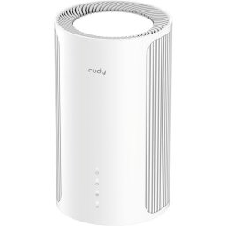 Router wireless CUDY Gigabit P2, AX3000, Dual-Band, 5G, WiFi 6, 2.4 GHz - 574 Mbps, 5 GHz - 2402 Mbps, Alb