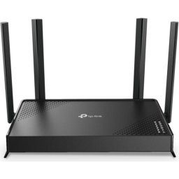 Router wireless TP-LINK Gigabit EB210, BE3600, Dual-Band, WiFi 7, 2.4 GHz - 688 Mbps, 5 GHz - 2880 Mbps, Negru