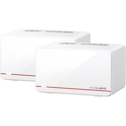 Router wireless MERCUSYS Gigabit Halo H37BE, BE6500, Dual-Band, WiFi 7, 2.4 GHz - 688 Mbps, 5 GHz - 5760 Mbps, 2 bucati