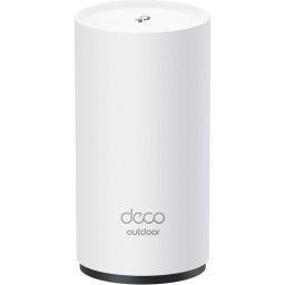 Router wireless TP-LINK Gigabit Deco BE25-Outdoor, BE3600, Dual-Band, WiFi 7, 2.4 GHz - 688 Mbps, 5 GHz - 2882 Mbps, Alb