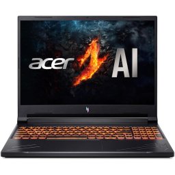 Laptop Gaming Acer Nitro V 16, Procesor AMD Ryzen 5 8645HS, Display 16" WUXGA, RAM 64GB, SSD 2TB, Placa video dedicata NVIDIA GeForce RTX 4050 6GB, Windows 11 Home, Negru