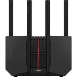 Router Gaming Wireless ASUS RT-BE92U, BE9700, Tri-Band, Quad-Core 2.0GHz CPU, 256MB/1GB Flash/RAM, 4K-QAM, MLO, 10G WAN/LAN port, AiProtection Pro, Adaptive QoS, VPN Fusion, Instant Guard, AiMesh