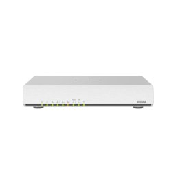 Router wireless QNAP QHora-301W, Banda dubla (2.4 GHz/ 5 GHz), Wi-Fi 6 (802.11ax), 2475 Mbit/s, 10 Gigabit Ethernet, USB, Alb