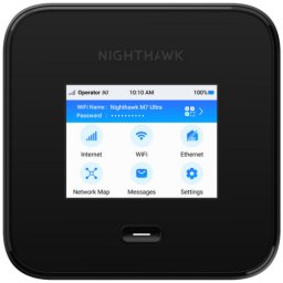 Router Wireless Portabil Netgear Nighthawk M7 Pro, Tri Band, 5G, Wi-Fi 7, 1 x LAN, USB, Negru