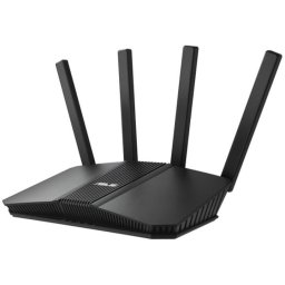 Router Wireless ASUS RT-BE55, BE3600, Dual-Band, Quad-Core 2.0GHz CPU, 128MB/512MB Flash/RAM, 4K-QAM, MLO, 2.5G WAN port, AiProtection , VPN, 4G LTE/5G Mobile Tethering, AiMesh