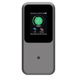Router mobil ZTE MU5120, 5G, Wi-Fi 6, Dual Band, pana la 3600 Mbps, baterie 10.000 mAh, ecran tactil
