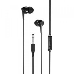 Casti XO Design EP37, In-ear, 3,5 mm (mini-jack), 1,15 m, Negre