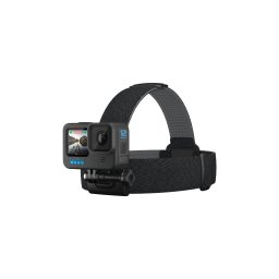 Curea GoPro pentru cap 2.0 + suport cu clema, Negru