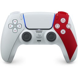 Controller Sony Official PlayStation 5, DualSense, Wireless, Editie liminata, Alb - Rosu
