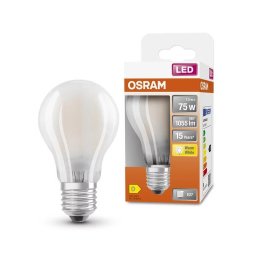 Bec LED Osram LEDSCLA75 7,5W/827 E27, Alb cald