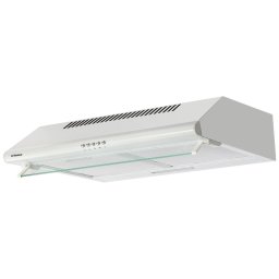 Hota traditionala Hansa OSP6251WH, 60 cm, 400 m3/h, 2 motoare, 2 filtre aluminiu, 3 trepte, evacuare 150mm, iluminare led, 68 dB, Alb