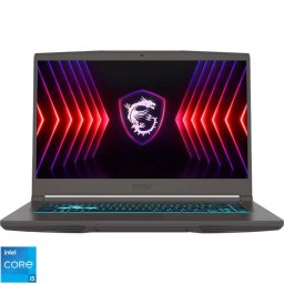 Laptop MSI Gaming 15.6'' Thin 15 B13UC, FHD 144Hz, Procesor Intel® Core i5-13420H, 16GB DDR4, 512GB SSD, GeForce RTX 3050 4GB, Free DOS, Gri inchis