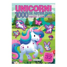 Unicorni. 1000 de abtibilduri pentru a crea scene