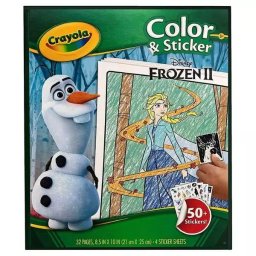 Crayola Regatul de Gheață: Carte de colorat cu autocolante