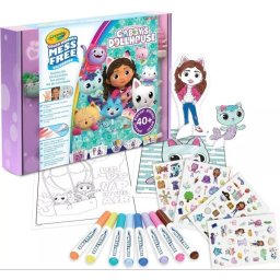 Crayola Color Wonder: Gabby s Dollhouse set de colorat fără pete