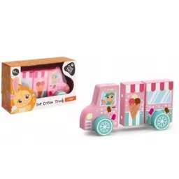 Trefl: Fa Tiny Tai Mașină de înghețată din lemn cu magneți