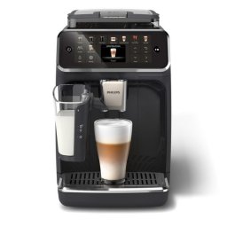 Espressor automat Philips EP5541/50 5500 LatteGo, 1500W, 15 bar, 1,8 L, Rasnita ceramica cu 12 treote, TFT, AquaClean, SilentBrew, AromaExtract, ExtraShot, Negru