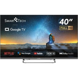 Televizor Televizor SmartTech LED 40FG01V, 101cm, Google TV, Full HD, Negru