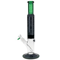 Blaze Bong din sticla Frosted Black Green 40cm