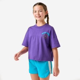 Tricou oversize sport Mov Fete