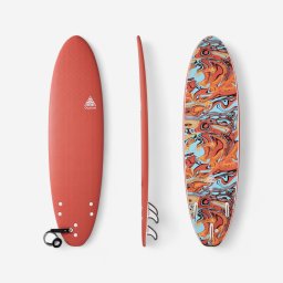 Placă surf spumă 7' 500 Portocaliu