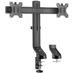 ACT CONNECTIVITY AC8322 Dual Monitor Arm Office Quick Height Adjustment 10-27" negru