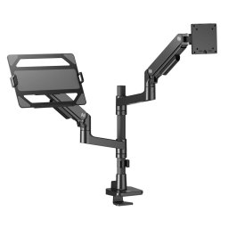 ACT CONNECTIVITY AC8341 Single monitor și laptop kar arc cu gaz cu tija 17-49" negru