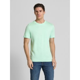 s.Oliver Tricou barbati cu croiala Regular fit, din bumbac, Verde menta (SELECTATI MARIMEA: 3XL)
