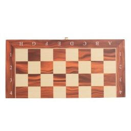 Tabla de sah din lemn, magnetica
