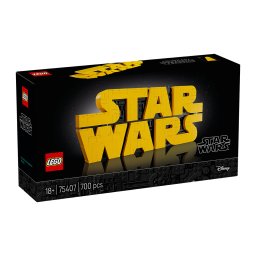 Logoul star wars din caramizi