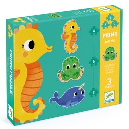 Set puzzle-uri evolutive in ocean, djeco