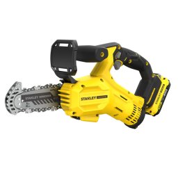 Fierastrau cu lant cu acumulator 18V Stanley Fatmax SFMCPS415D1-QW, lama 15cm, 1 acumulator x 2.0 ah si incarcator