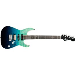 Charvel Pro-Mod Plus Dinky DK24 HSS 2PT QM Blue Curacao