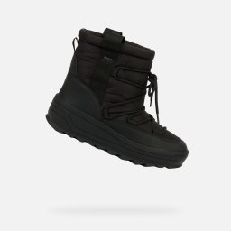 Geox Milleiny B ABX Black Women's Ankle Boots - Womens